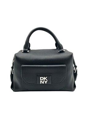 Dkny | Bags | Dkny Bryant Top Zip Backpack Black Gold Hard  display picture 1
